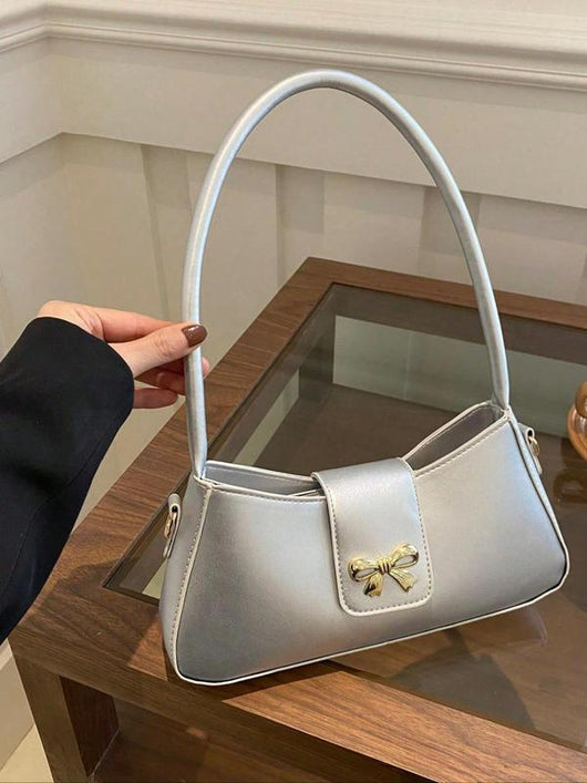 Bow Mini Baguette Shoulder Bag - MILOÉ