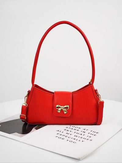 Bow Mini Baguette Shoulder Bag - MILOÉ