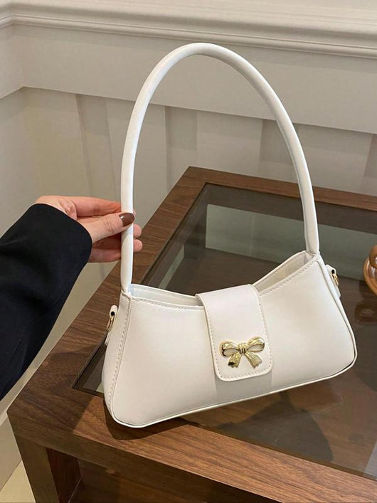 Bow Mini Baguette Shoulder Bag - MILOÉ