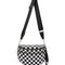 Checkered Nylon Crossbody Bum Bag