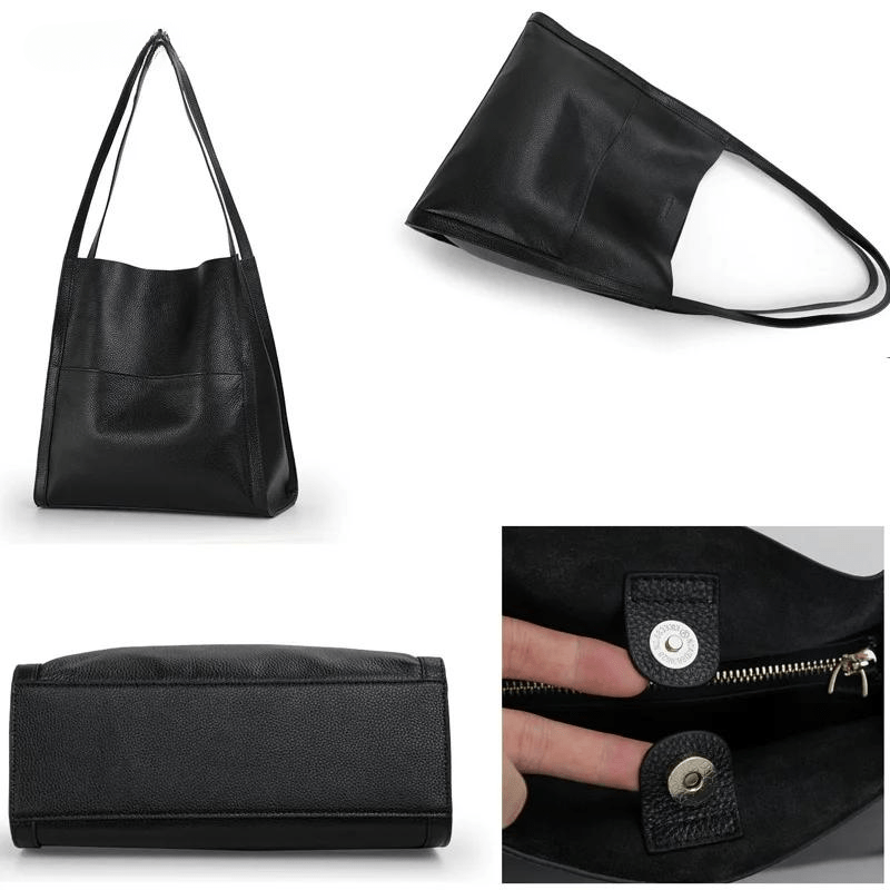 Elegant Leather Shoulder Bag for Women - MILOÉ