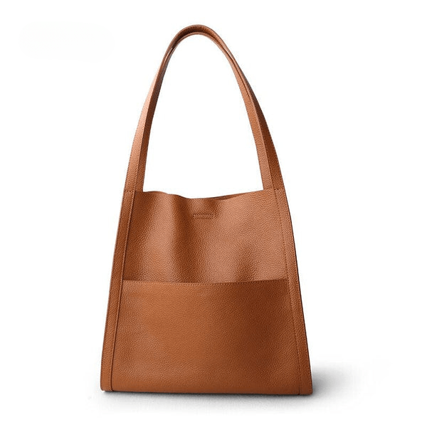 Elegant Leather Shoulder Bag for Women - MILOÉ