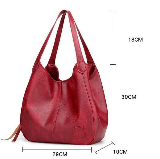 Elegant Vegan Leather Shoulder Bag for Women - MILOÉ