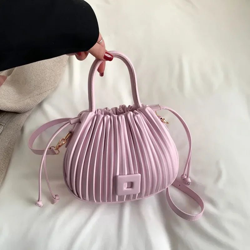 Pleated Luxury Handbag for Women - MILOÉ