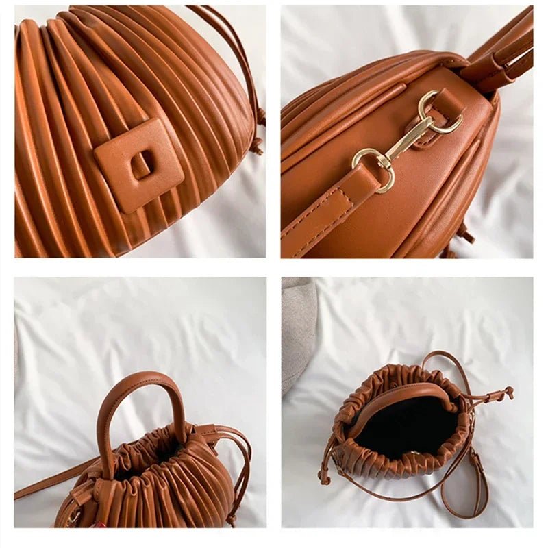 Pleated Luxury Handbag for Women - MILOÉ