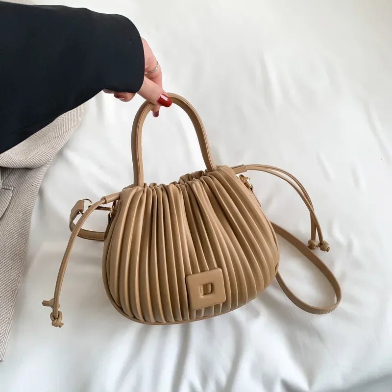 Pleated Luxury Handbag for Women - MILOÉ