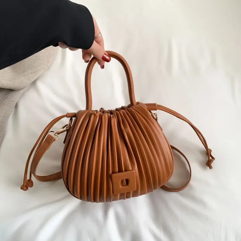 Pleated Luxury Handbag for Women - MILOÉ