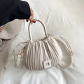 Pleated Luxury Handbag for Women - MILOÉ