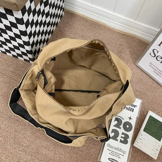 Sporty Canvas Crossbody Bag for Women - MILOÉ