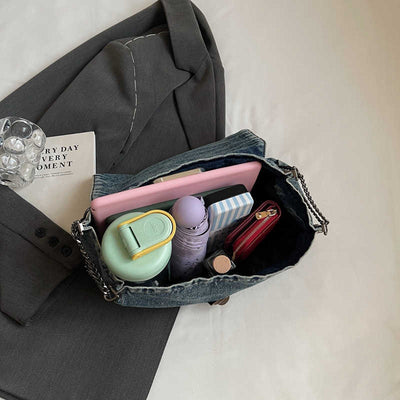 Tote denim shoulder bag - MILOÉ