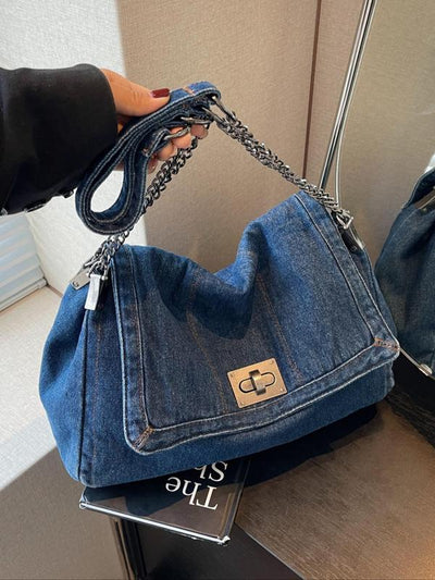 Tote denim shoulder bag - MILOÉ