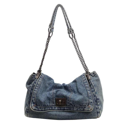 Tote denim shoulder bag - MILOÉ