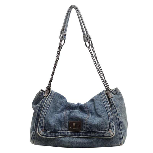 Tote denim shoulder bag - MILOÉ