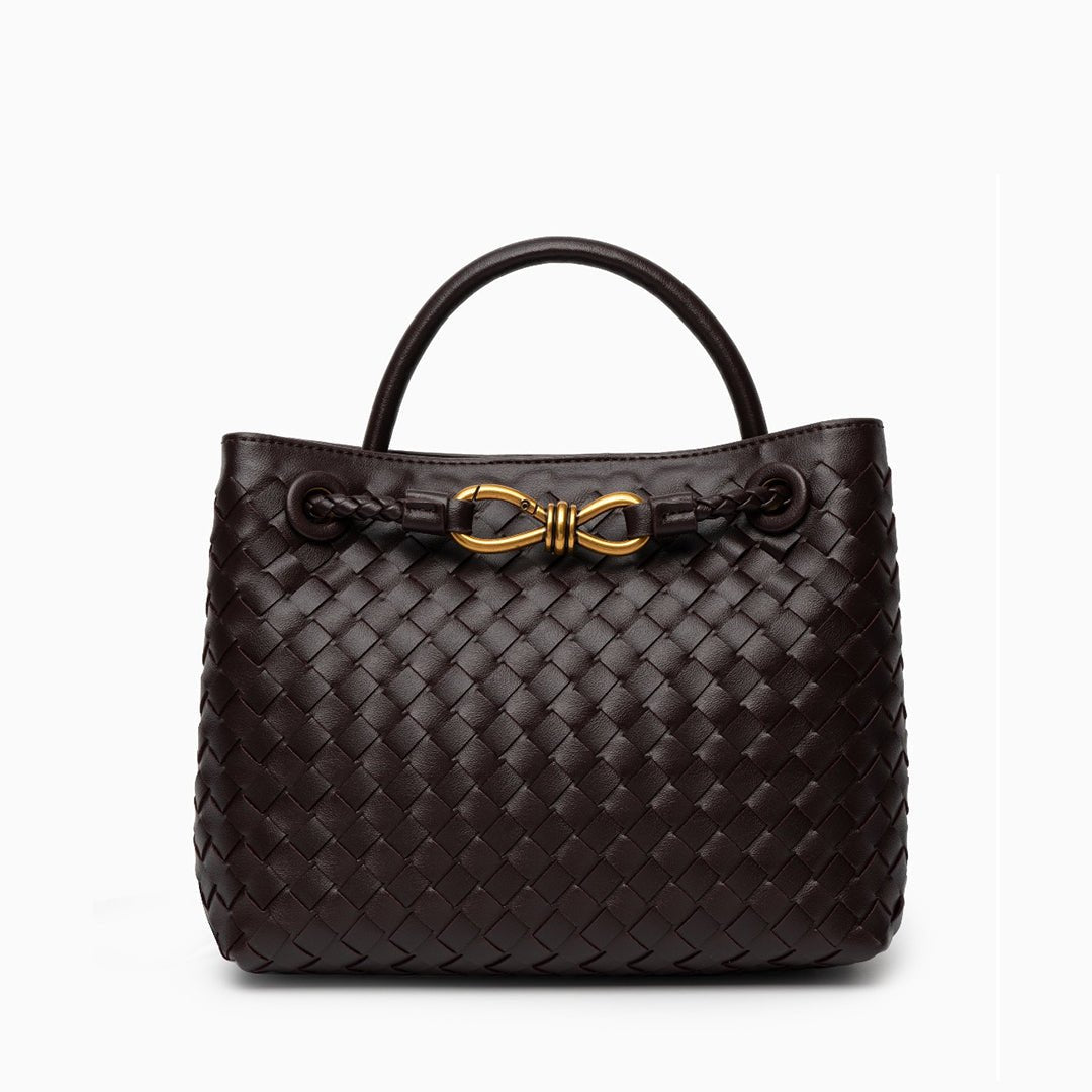 Woven Vegan Leather Handbag for Women - MILOÉ