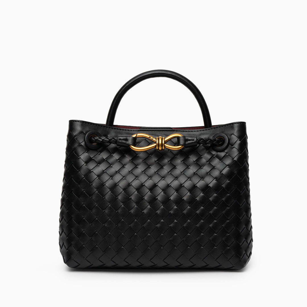 Woven Vegan Leather Handbag for Women - MILOÉ